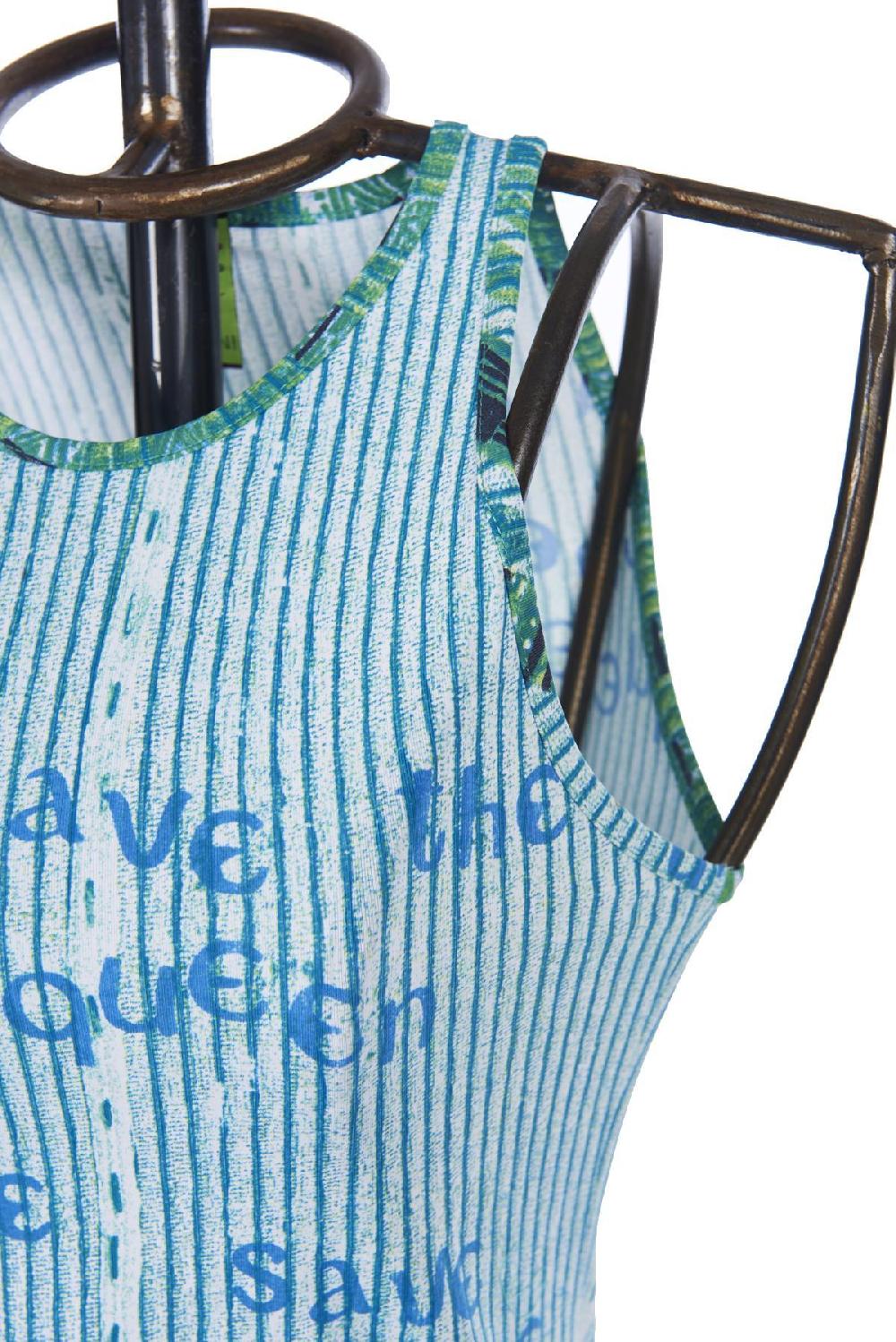 Save The Queen Top stampato Online