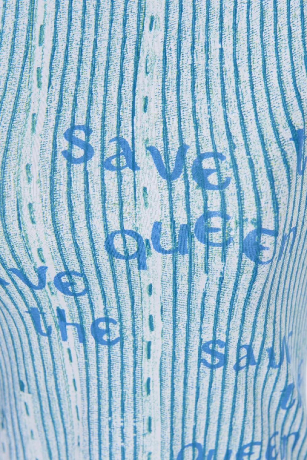 Save The Queen Top stampato Online
