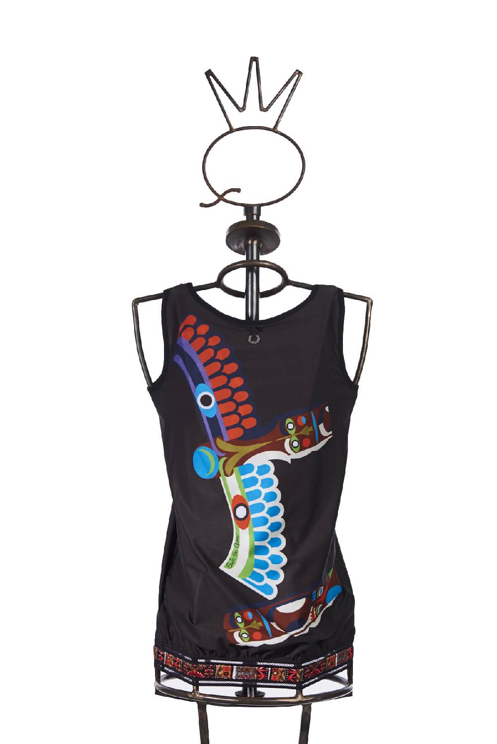 Save The Queen Top doubleface con stampe dedicate ai Totem indiani I Più Venduti