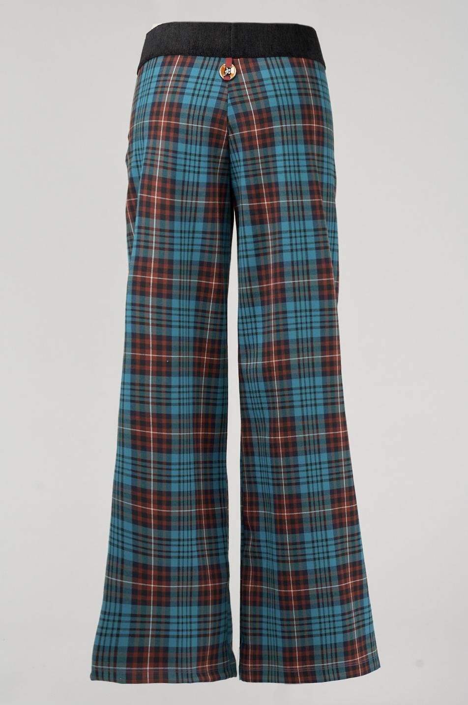 Save The Queen Pantalone largo a quadri Cyber Monday