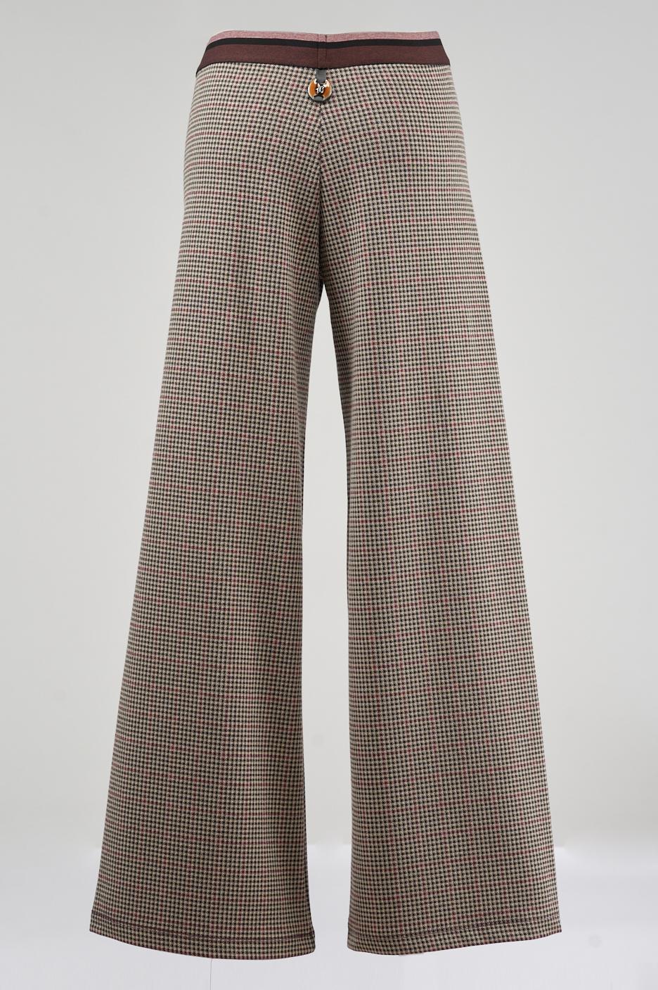 Save The Queen Pantalone largo a quadretti Offerta natalizia