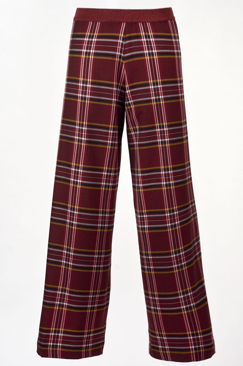 Save The Queen Pantalone largo a quadri