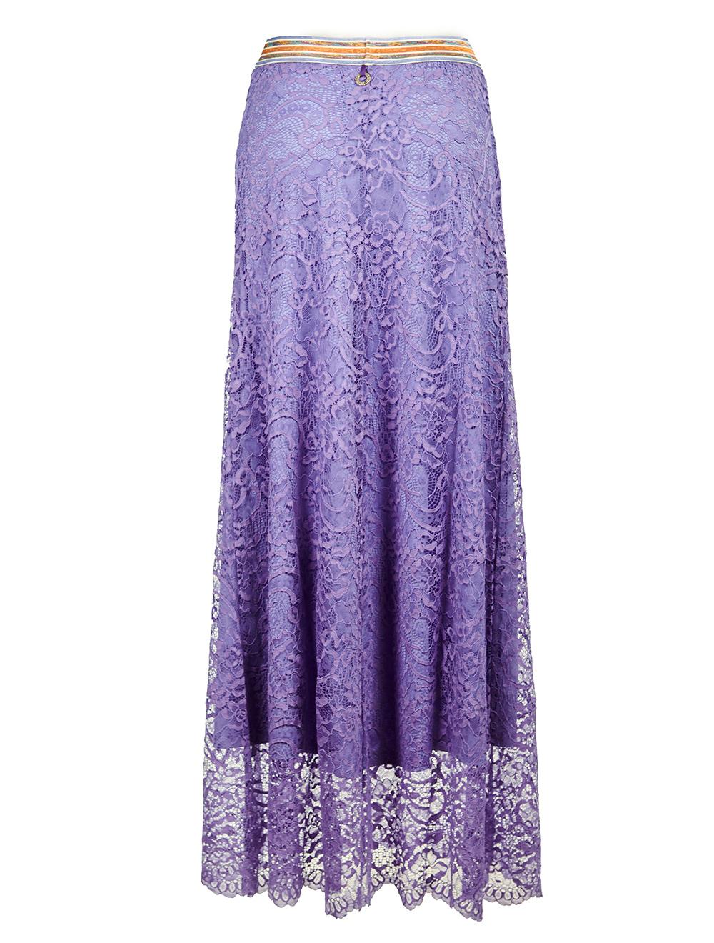 Save The Queen Gonna lunga in pizzo viola Offerta Anniversario