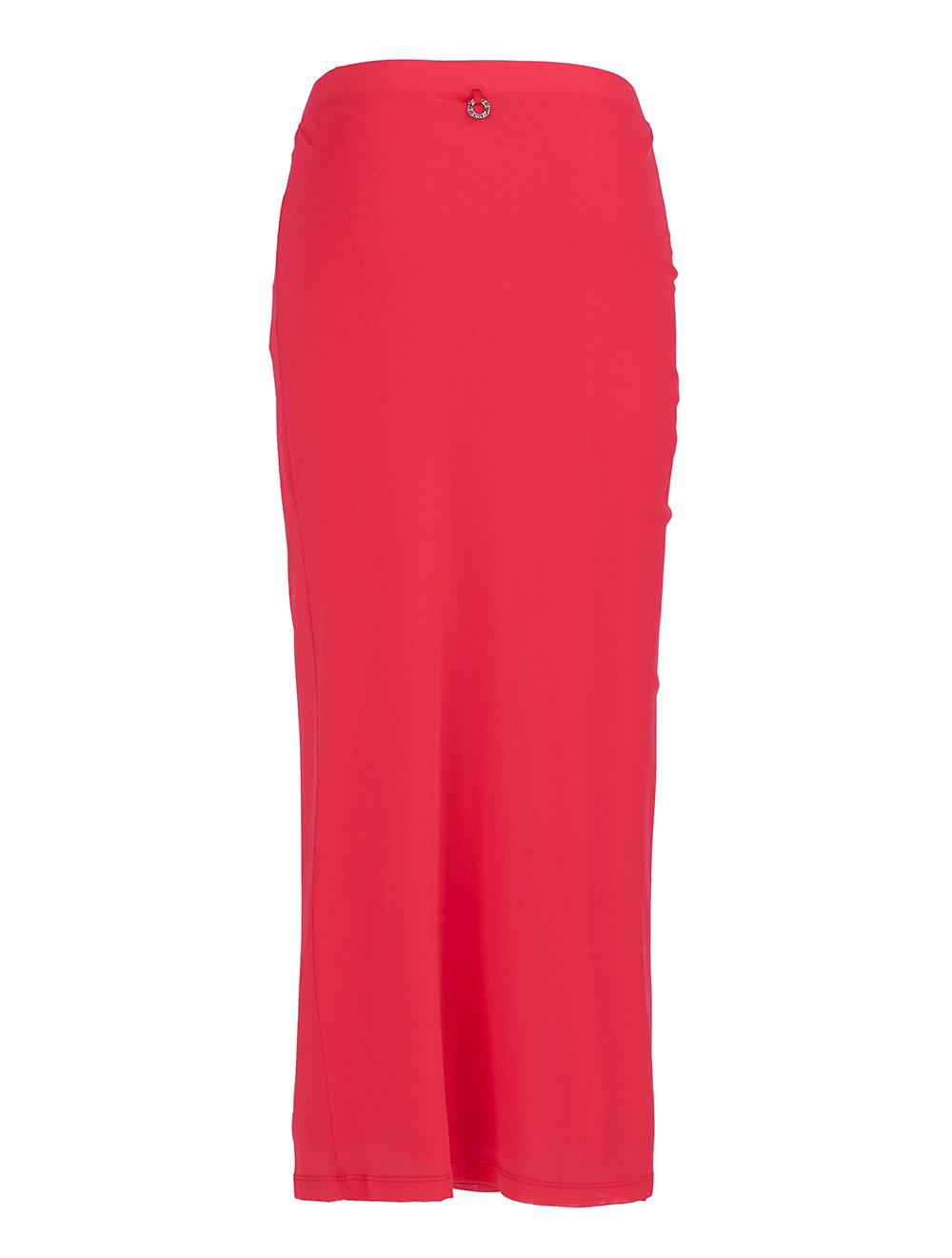 Save The Queen Gonna lunga in tulle rosso Vendita calda