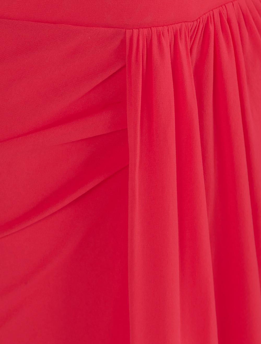 Save The Queen Gonna lunga in tulle rosso Vendita calda