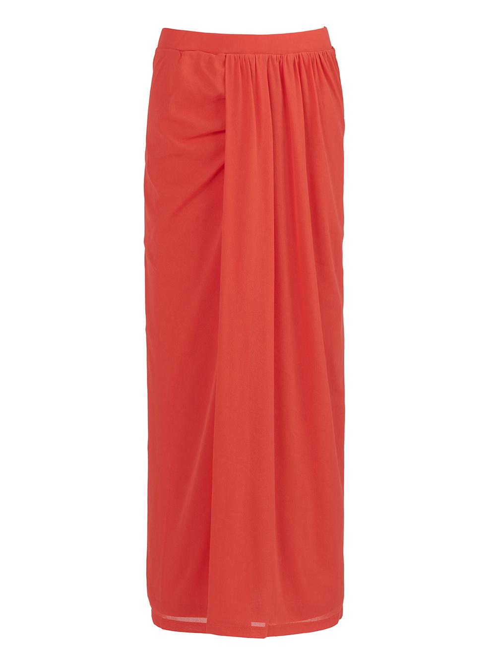 Save The Queen Gonna lunga in tulle corallo Bestseller