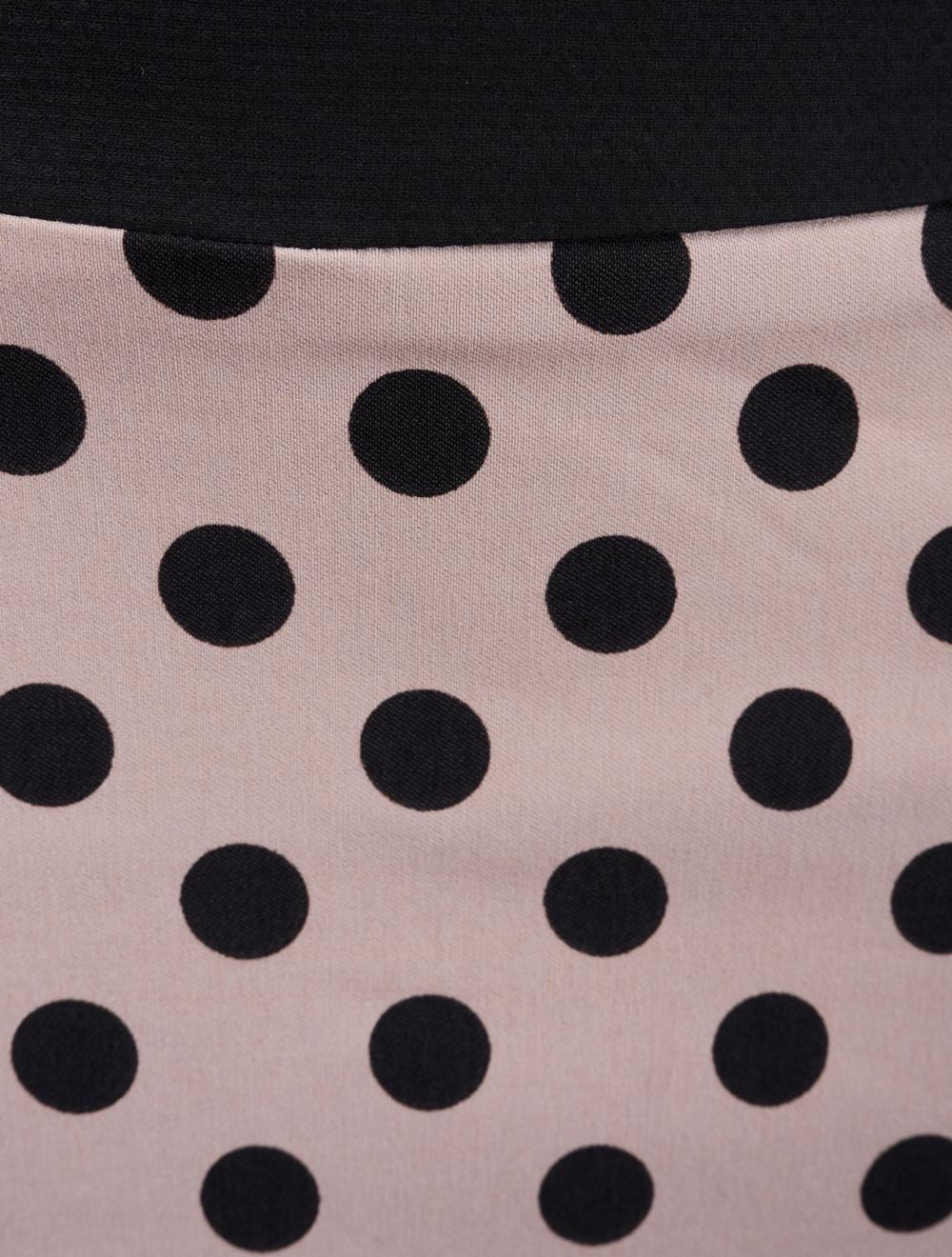 Save The Queen Gonna corta in tessuto con fantasia pois Liquidazione