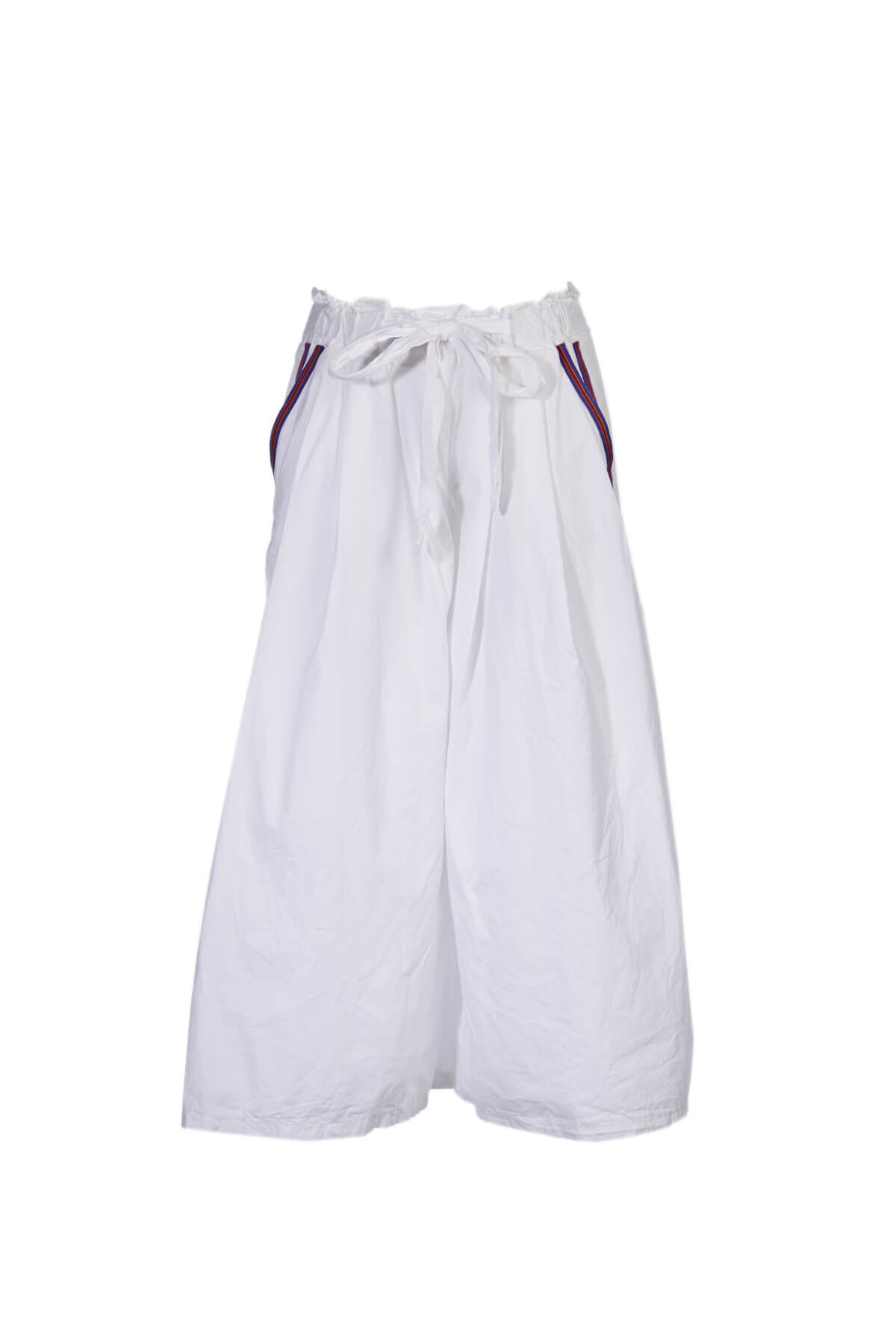 Save The Queen Pantaloni in cotone bianco Fino al 50% di sconto