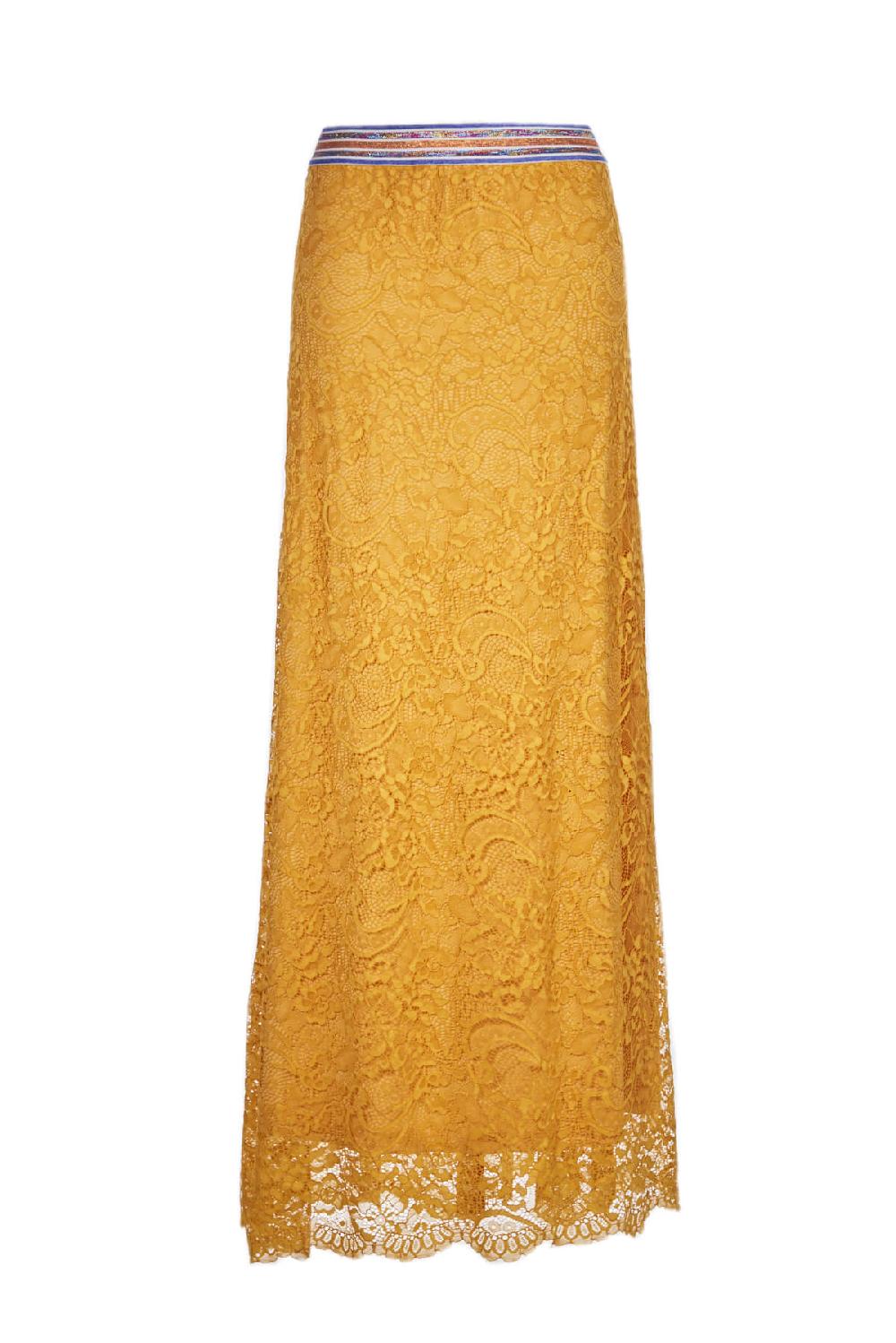 Save The Queen Gonna lunga in pizzo giallo Hotsell
