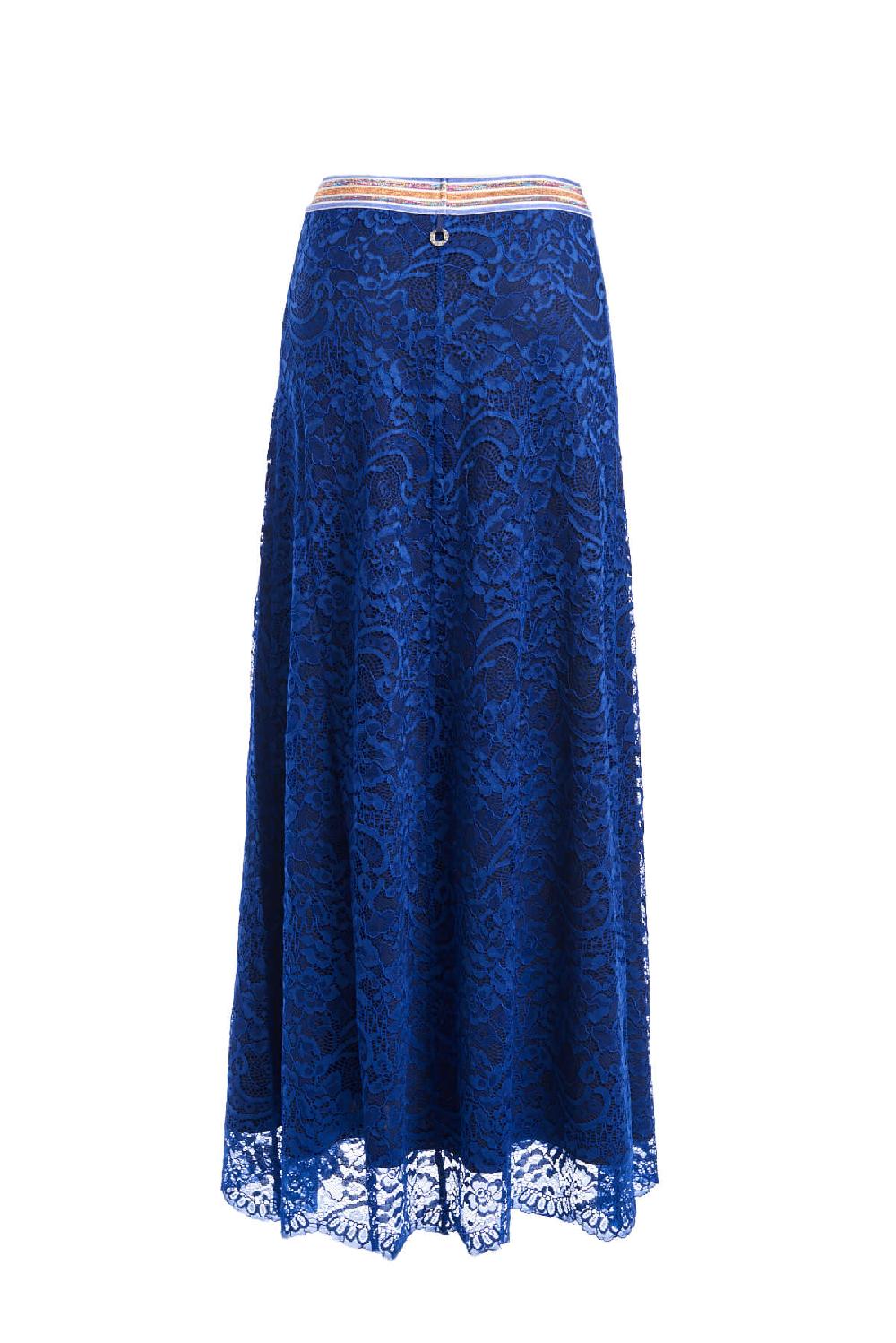 Save The Queen Gonna lunga in pizzo blu Saldi Di Fabbrica