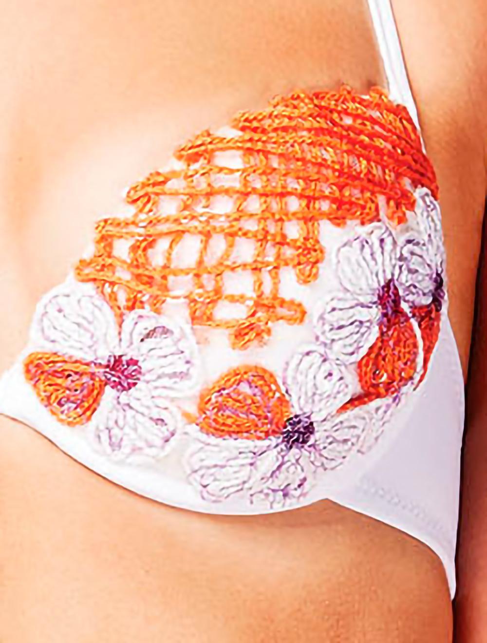 Save The Queen Bikini push up con ricami - Coppa B Fino al 65% di sconto