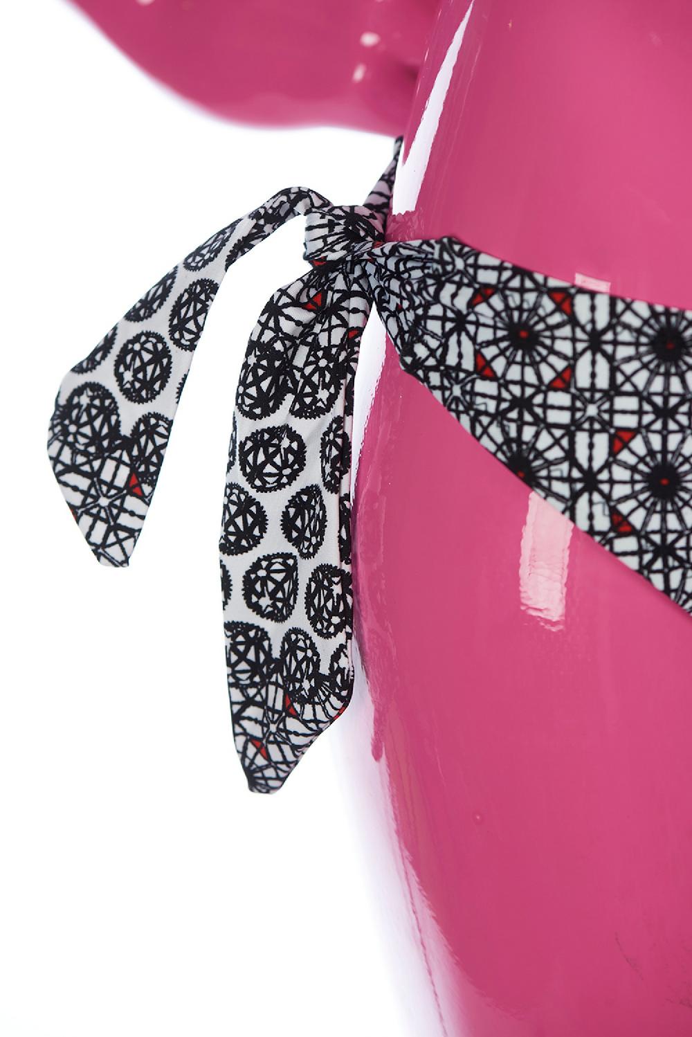 Save The Queen Bikini con coppa con ferretti e stampa dedicata alla Savana Pezzi Unici