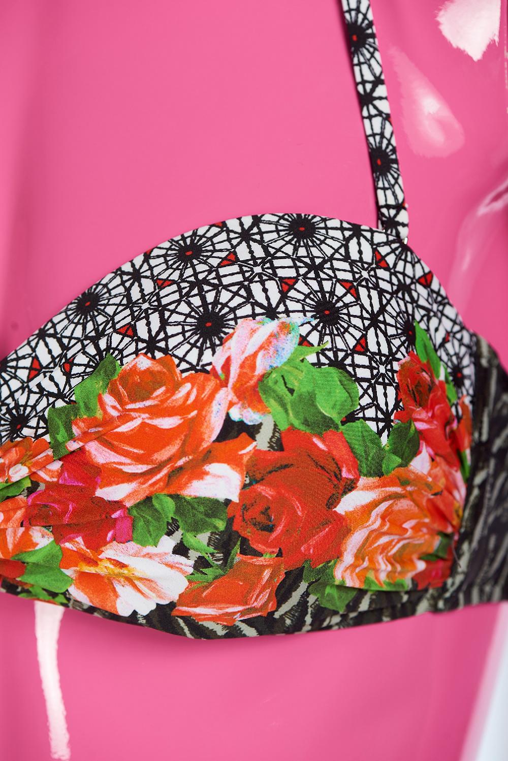 Save The Queen Bikini con fascia push-up e stampa dedicata alla Savana Shopping Online