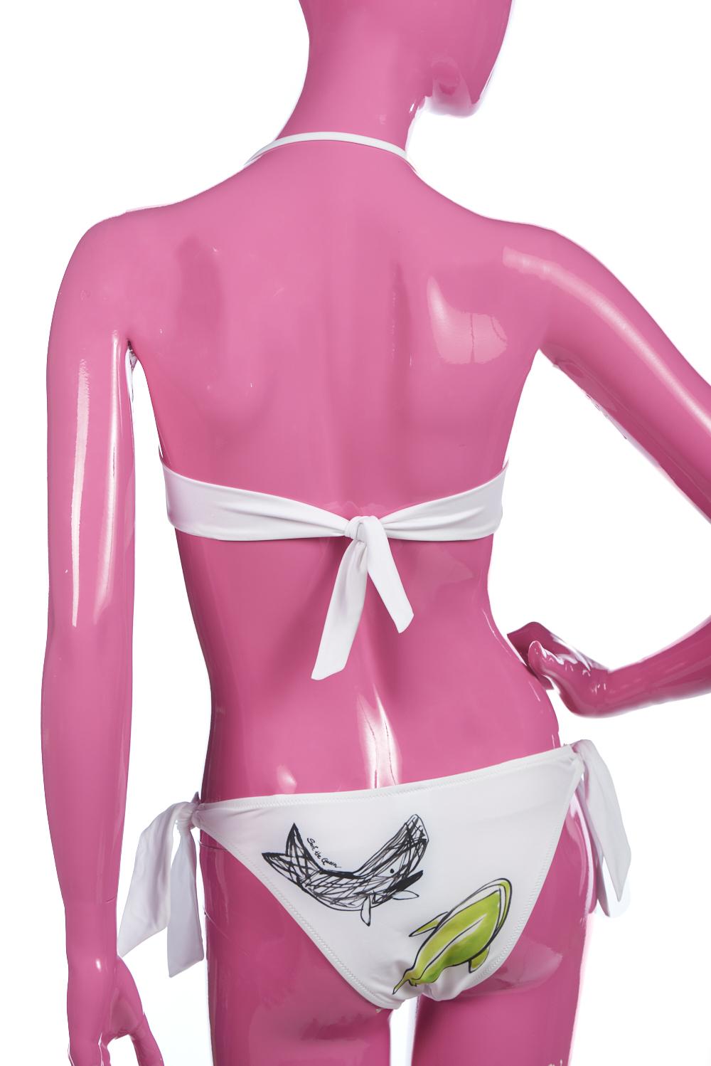 Save The Queen Bikini a fascia con stampa pesci Affare Del Giorno