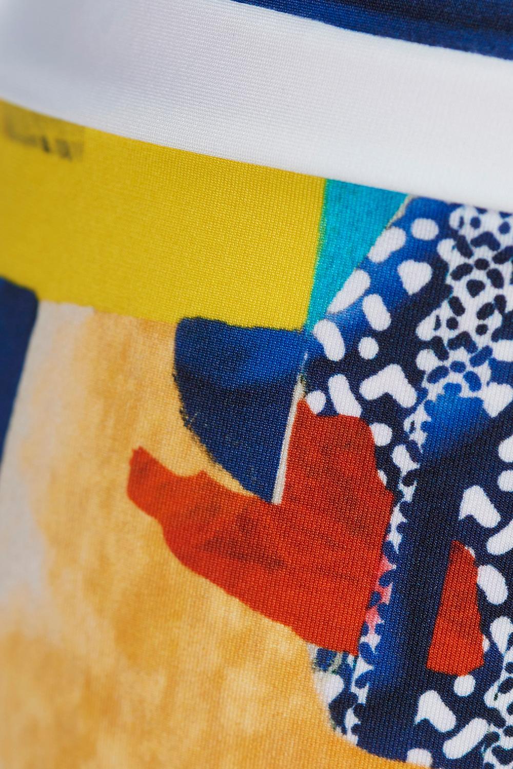 Save The Queen Shorts da bagno con stampa dedicata all’arte contemporanea africana Vendita Calda