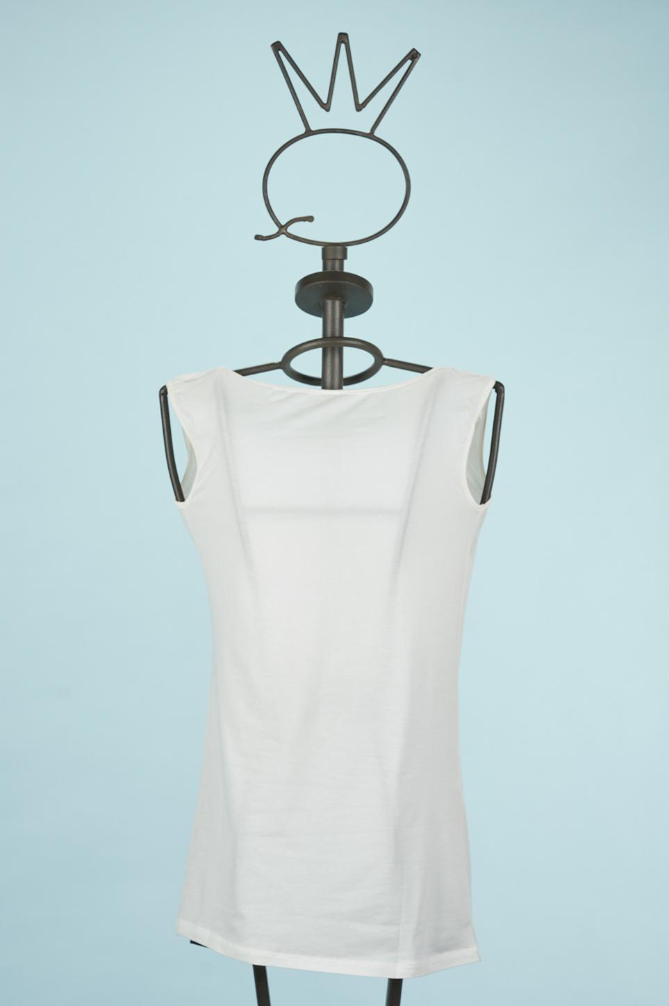 Save The Queen Top bianco ricamato Offerta esclusiva