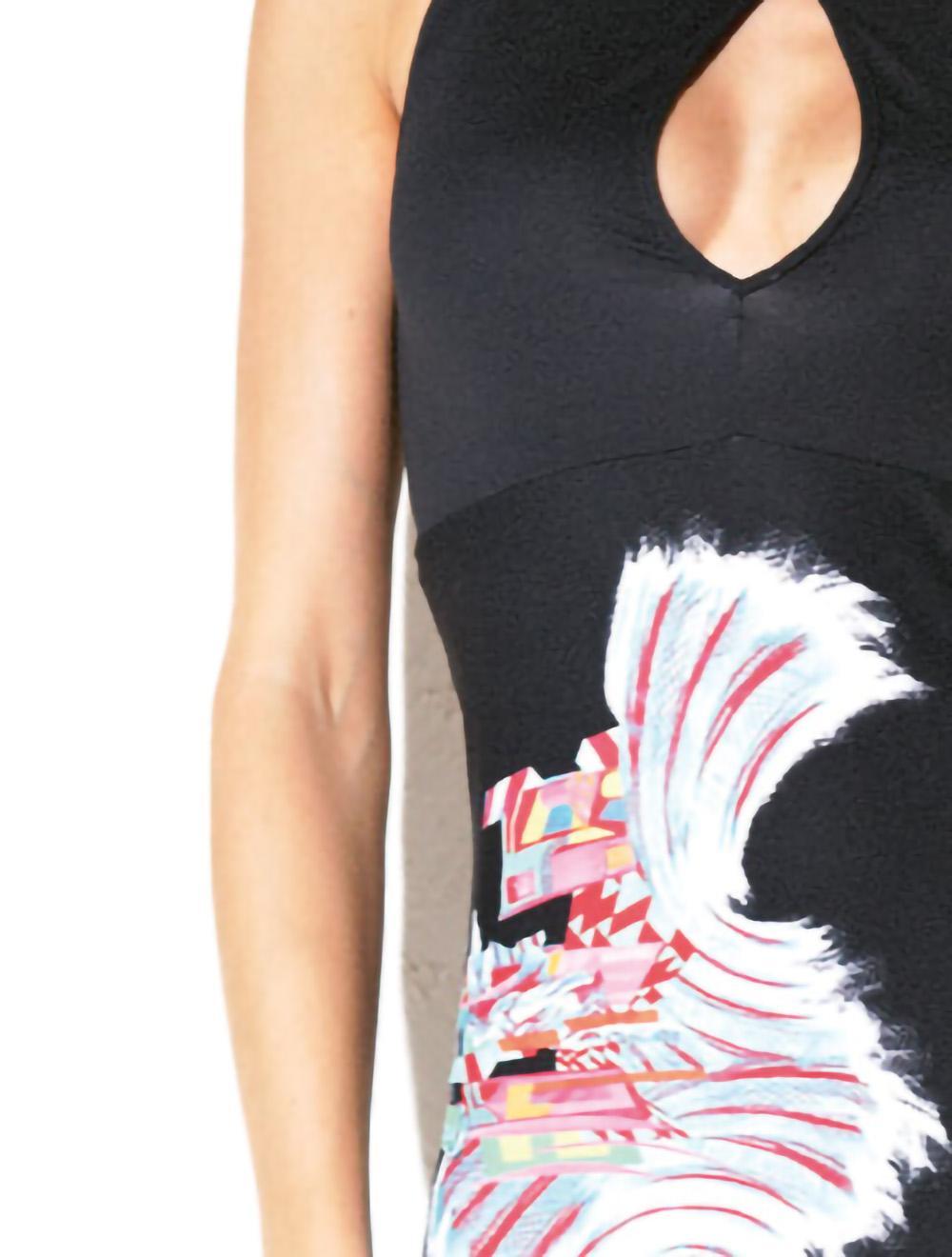Save The Queen Top nero con stampa Nuovi prodotti