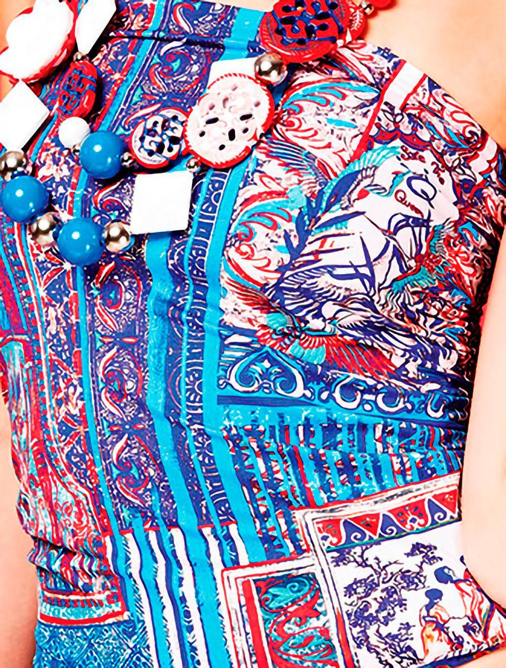 Save The Queen Top o gonna a fascia con stampa Sconti VIP