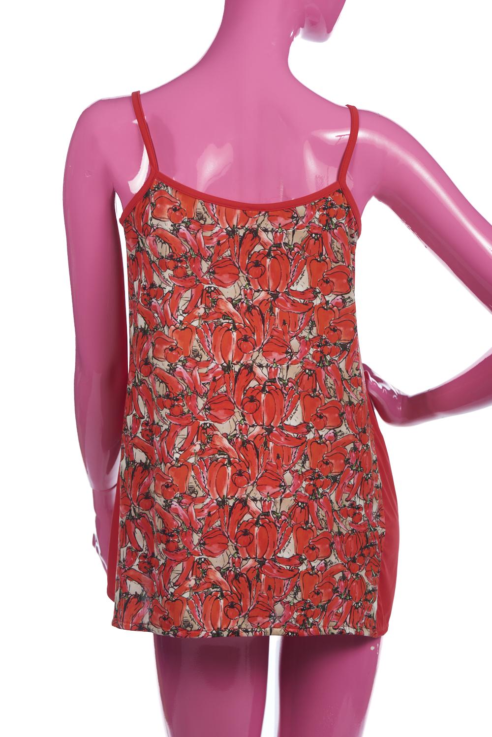 Save The Queen Top con stampa peperoni Super Saving Price