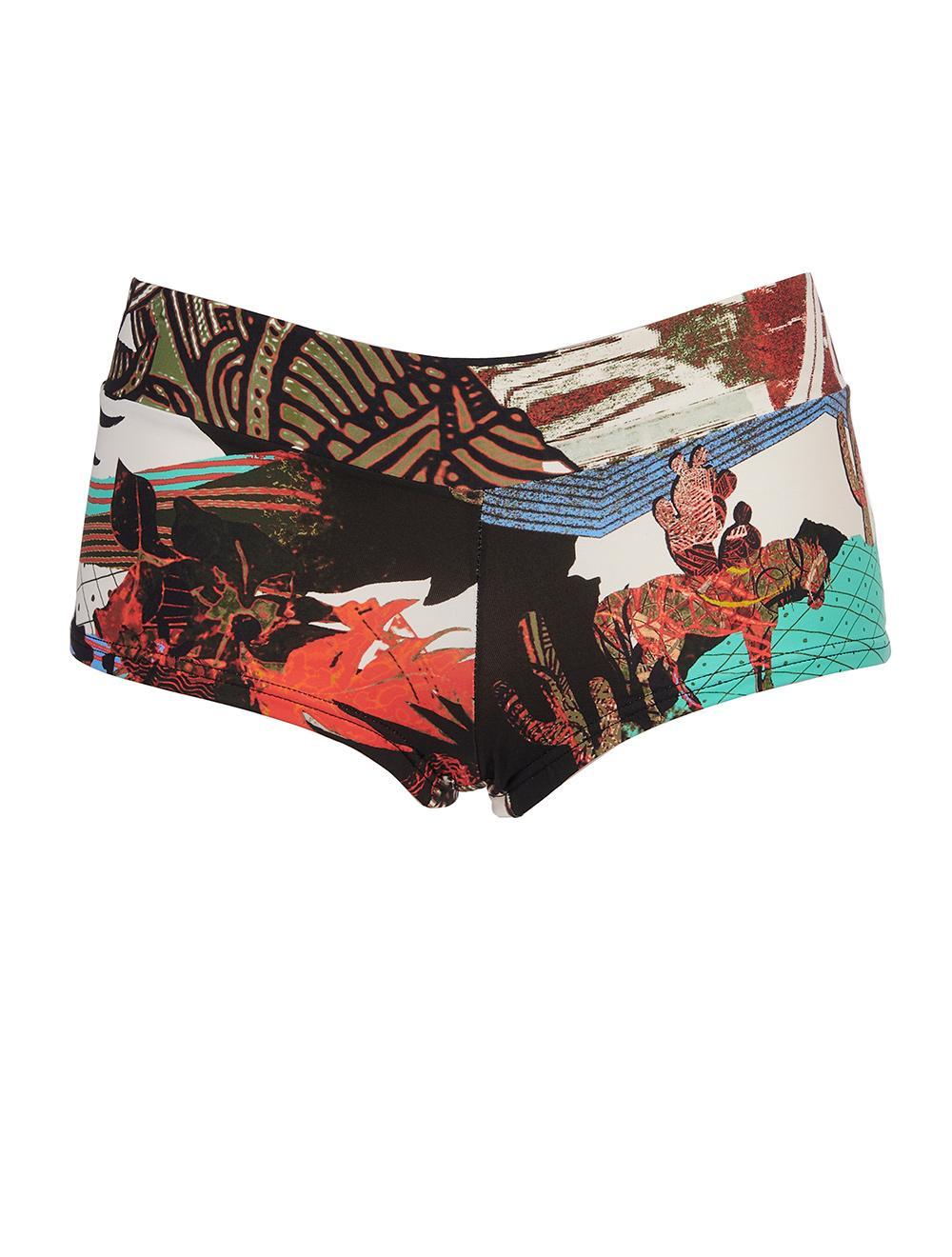 Save The Queen Pantaloncino bianco con stampa fantasia Italy