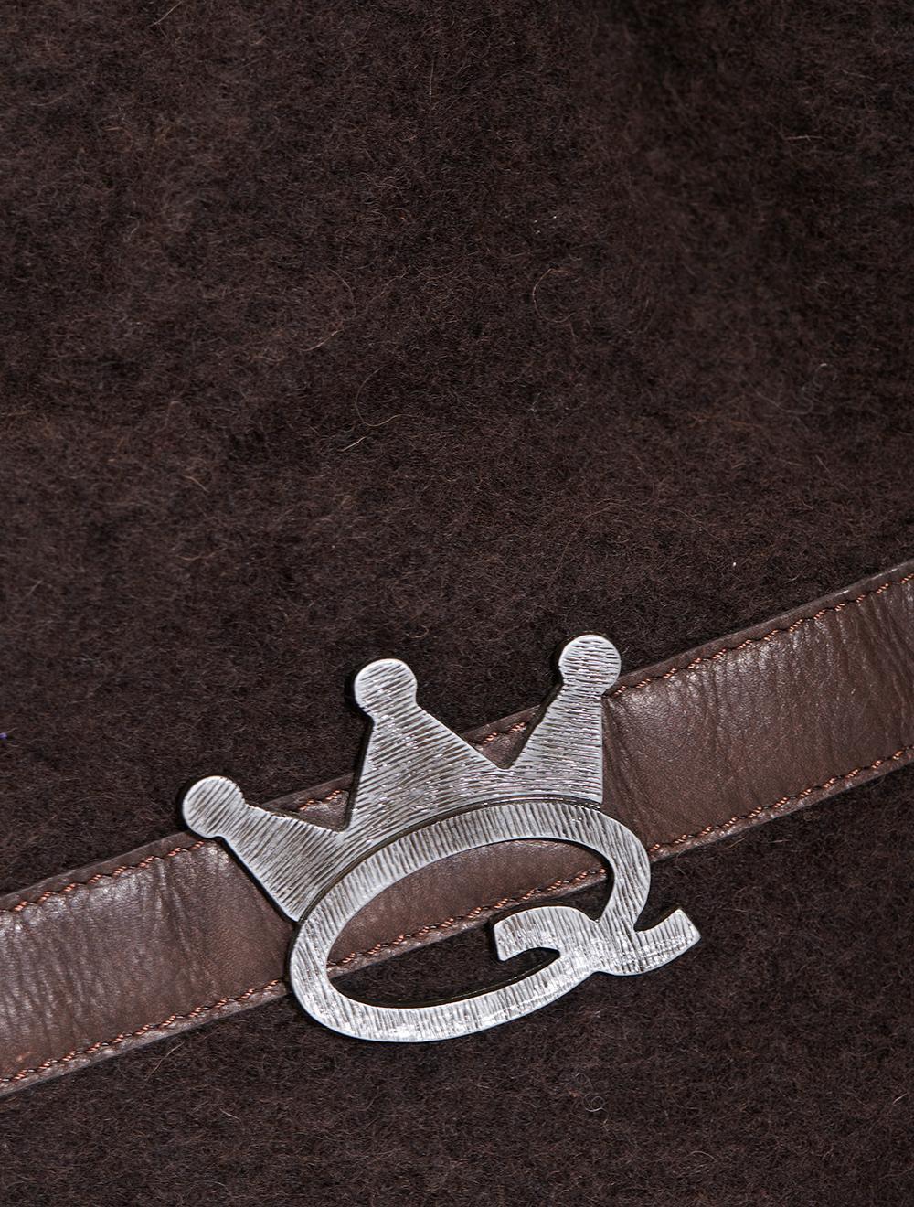 Save The Queen Borsa in lana e pelle Vendite Flash