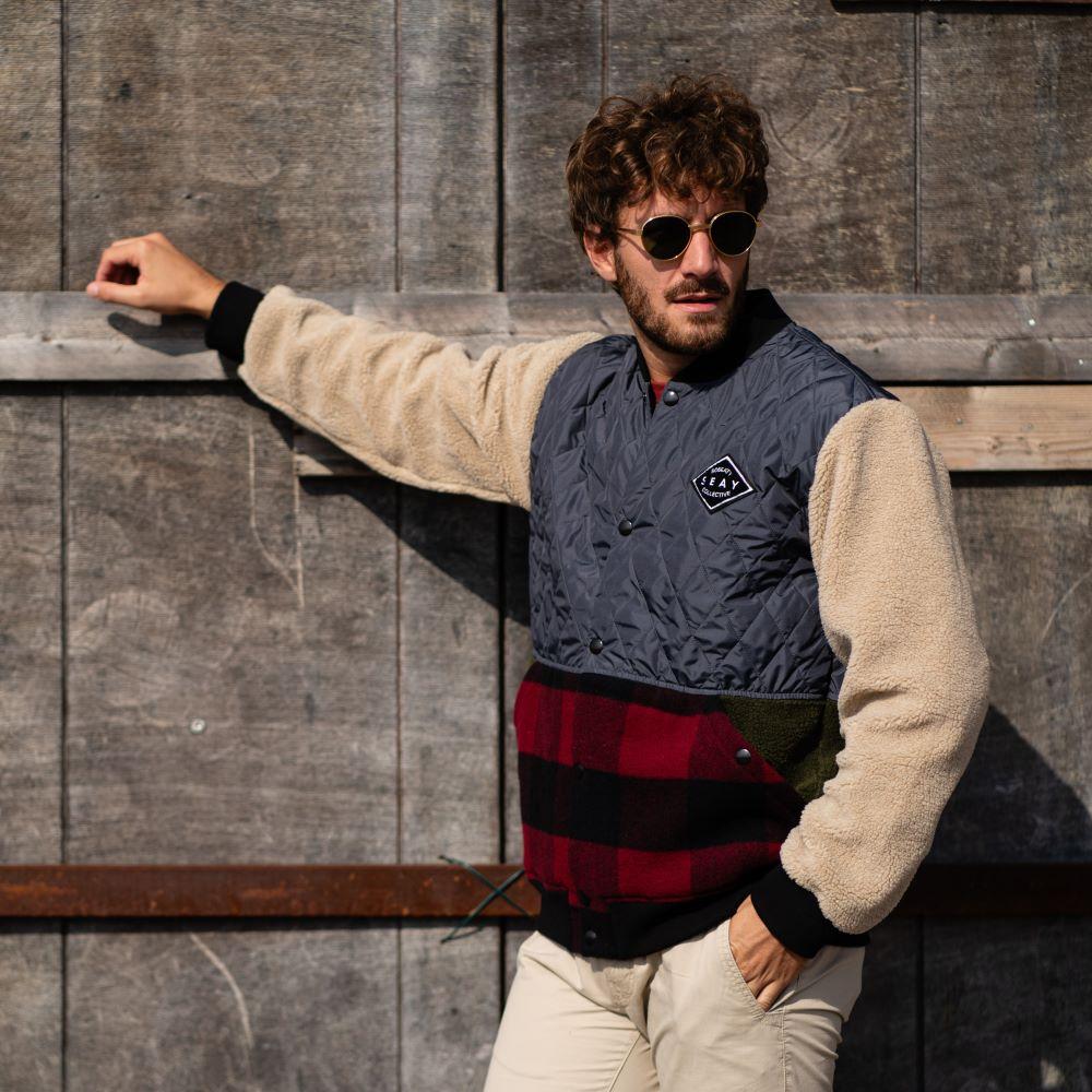 Seay / Giacca Varsity Patchwork Negozio