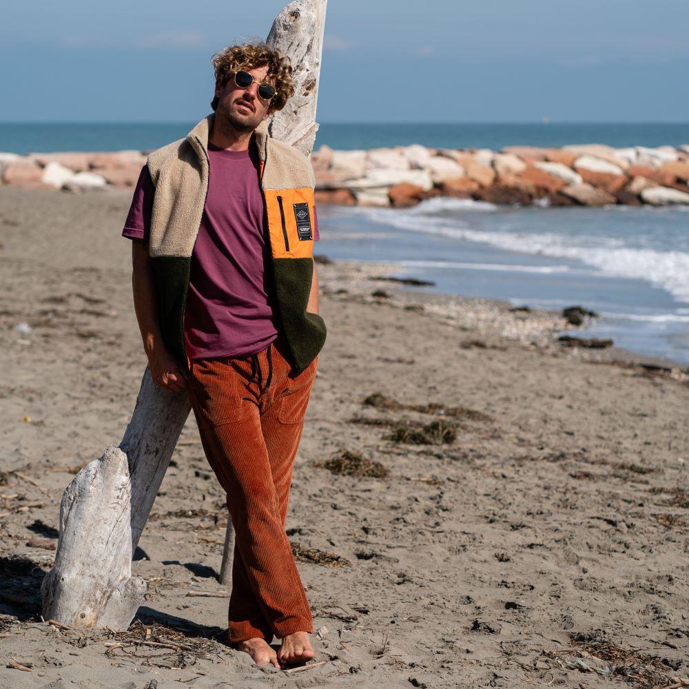 Seay / Gilet Teddy Sea Turtle & Natural Italy
