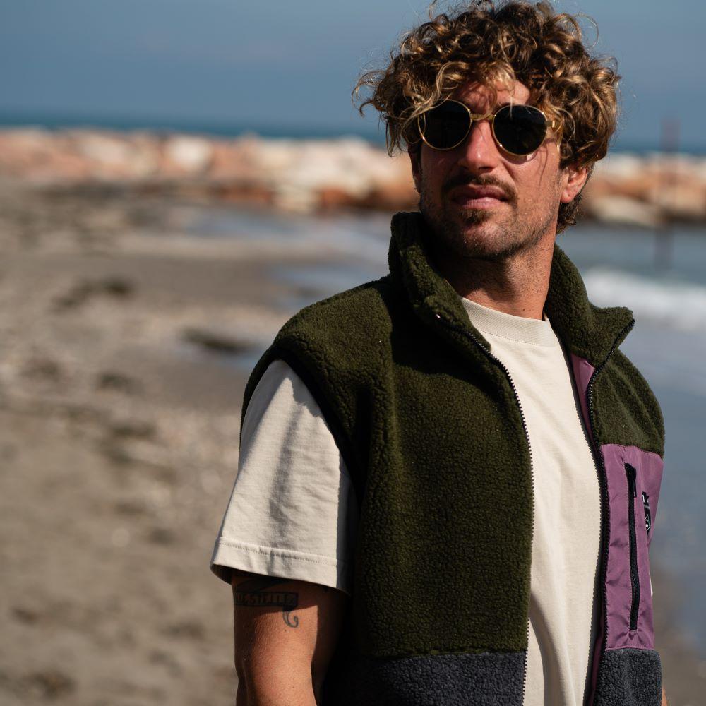 Seay / T-Shirt Cappuccino Delavé In Linea