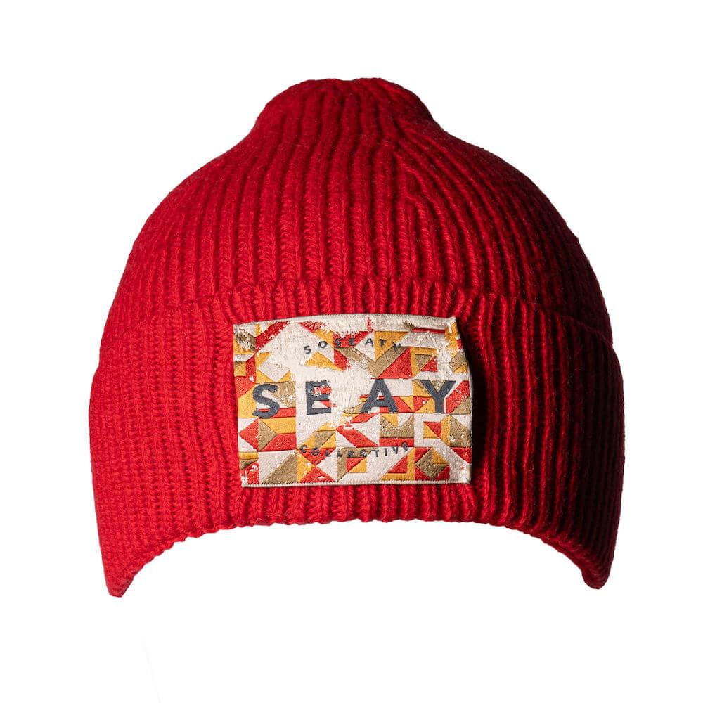 Seay / Cuffia Beanie Lana Rossa Vendita