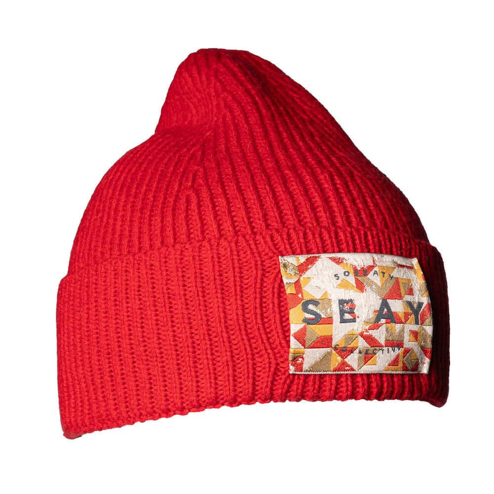 Seay / Cuffia Beanie Lana Rossa Vendita