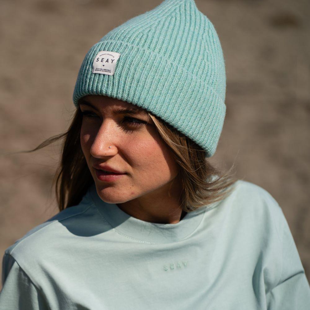 Seay / T-Shirt Verde Menta Delavé Fino Al -60%