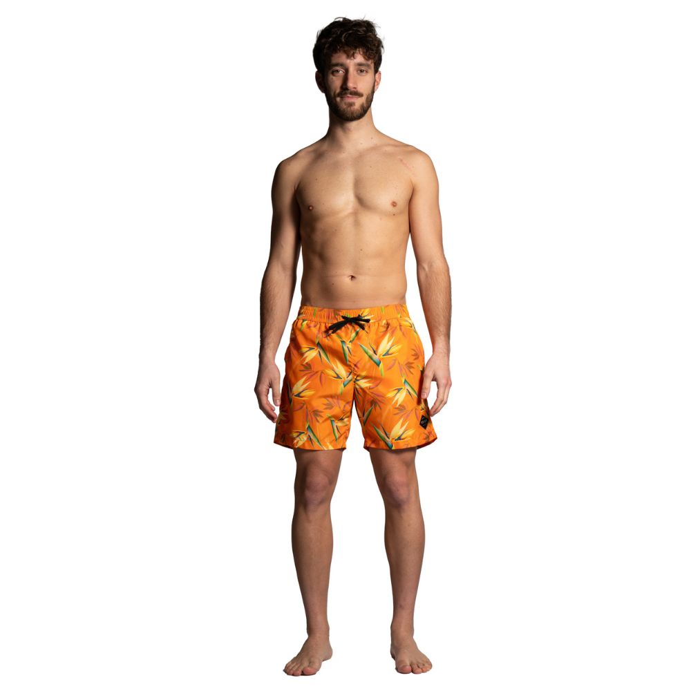 Seay / Costume da Bagno Medio Arancione Bird of Paradise Economico