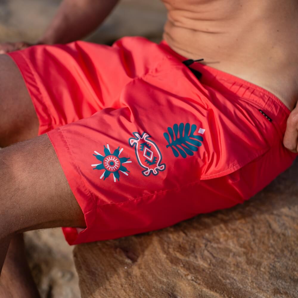 Seay / Costume da Bagno Medio Rosso Symbols Hotsell