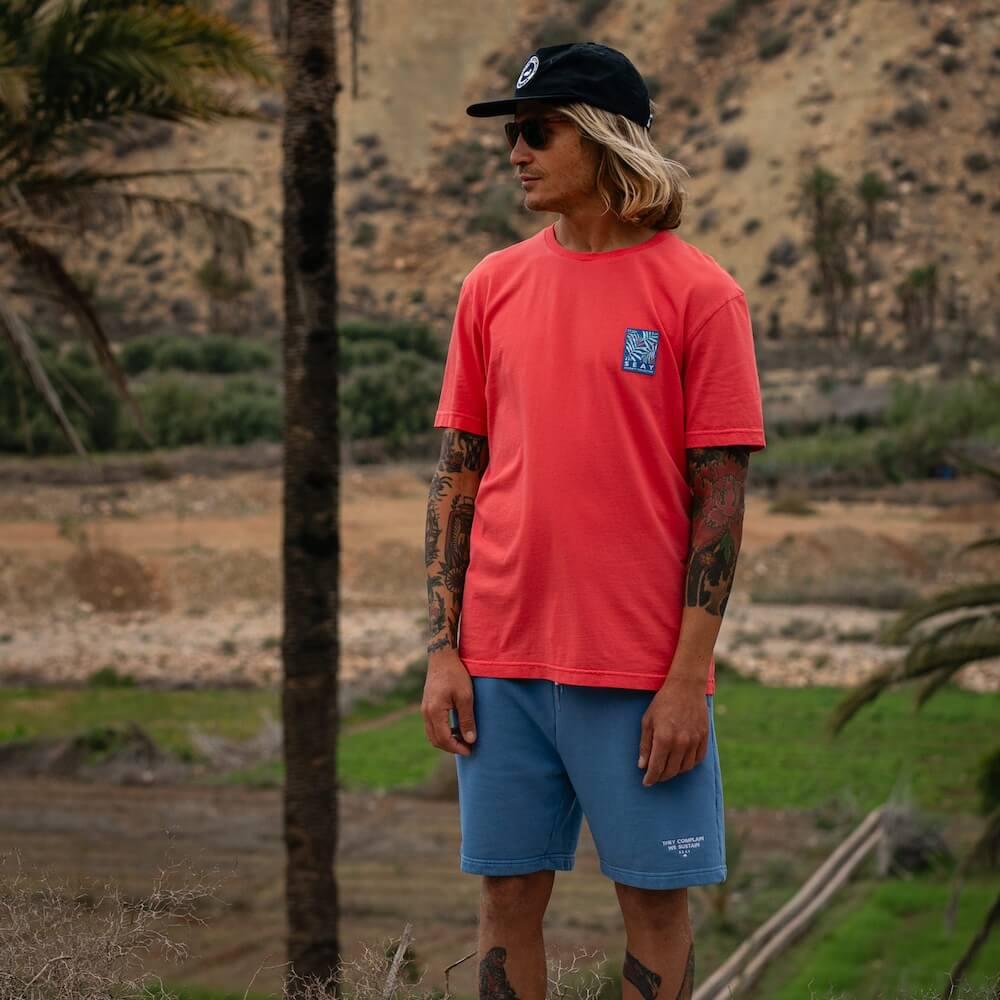 Seay / Pantalone in Felpa Corto Blu Bamboo Negozi Online