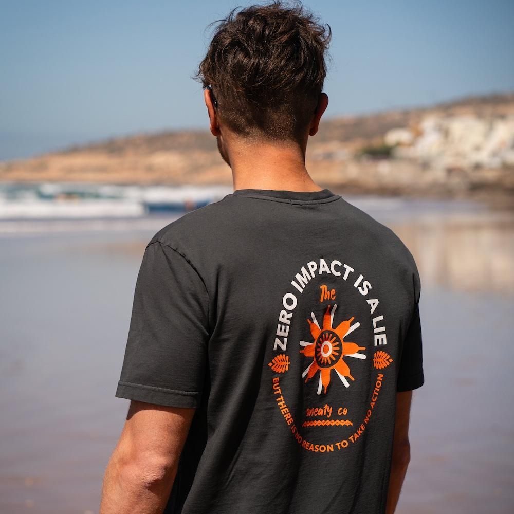 Seay / T-Shirt Nera Zero Impact Fino Al -60%