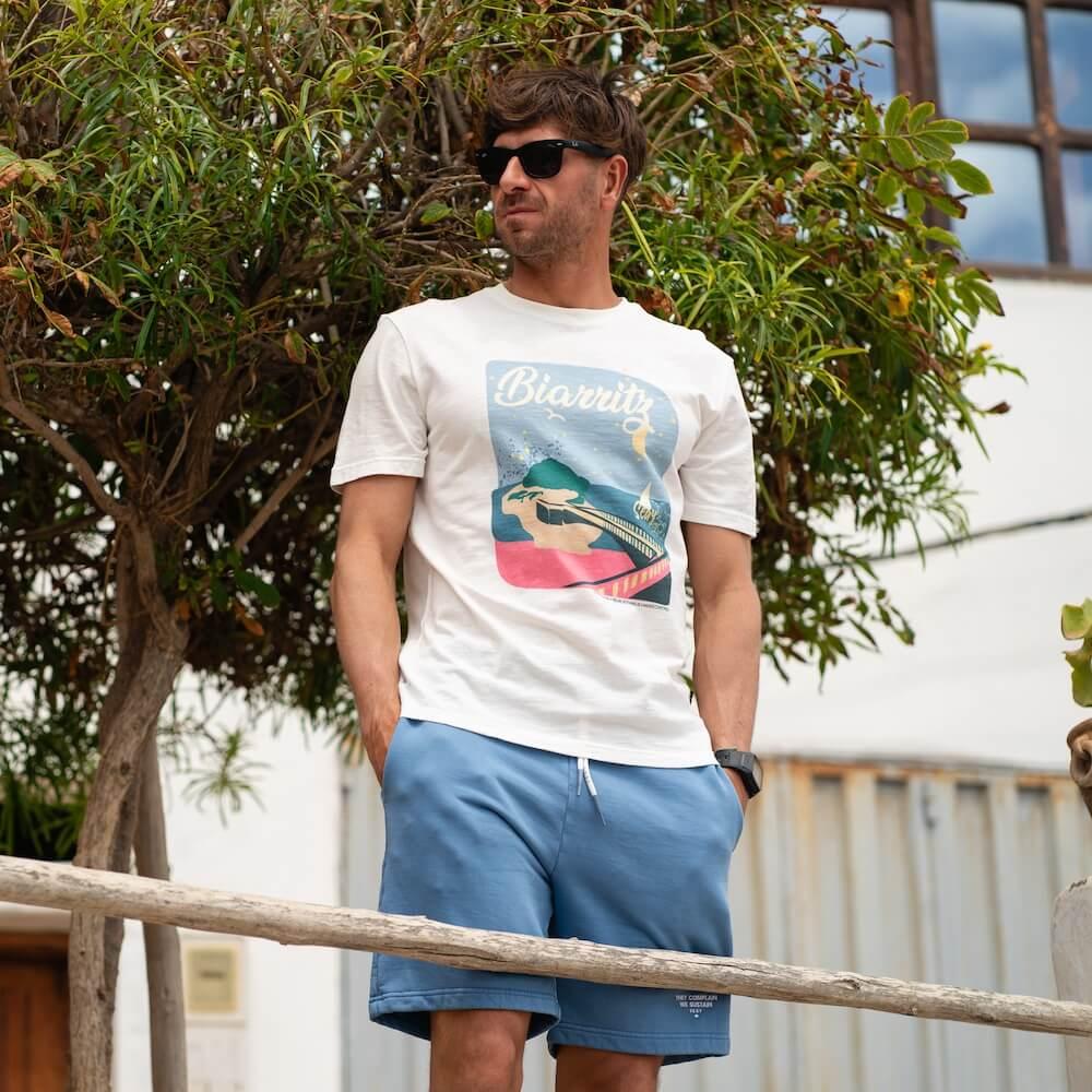 Seay / T-Shirt Bianca Biarritz Sconto