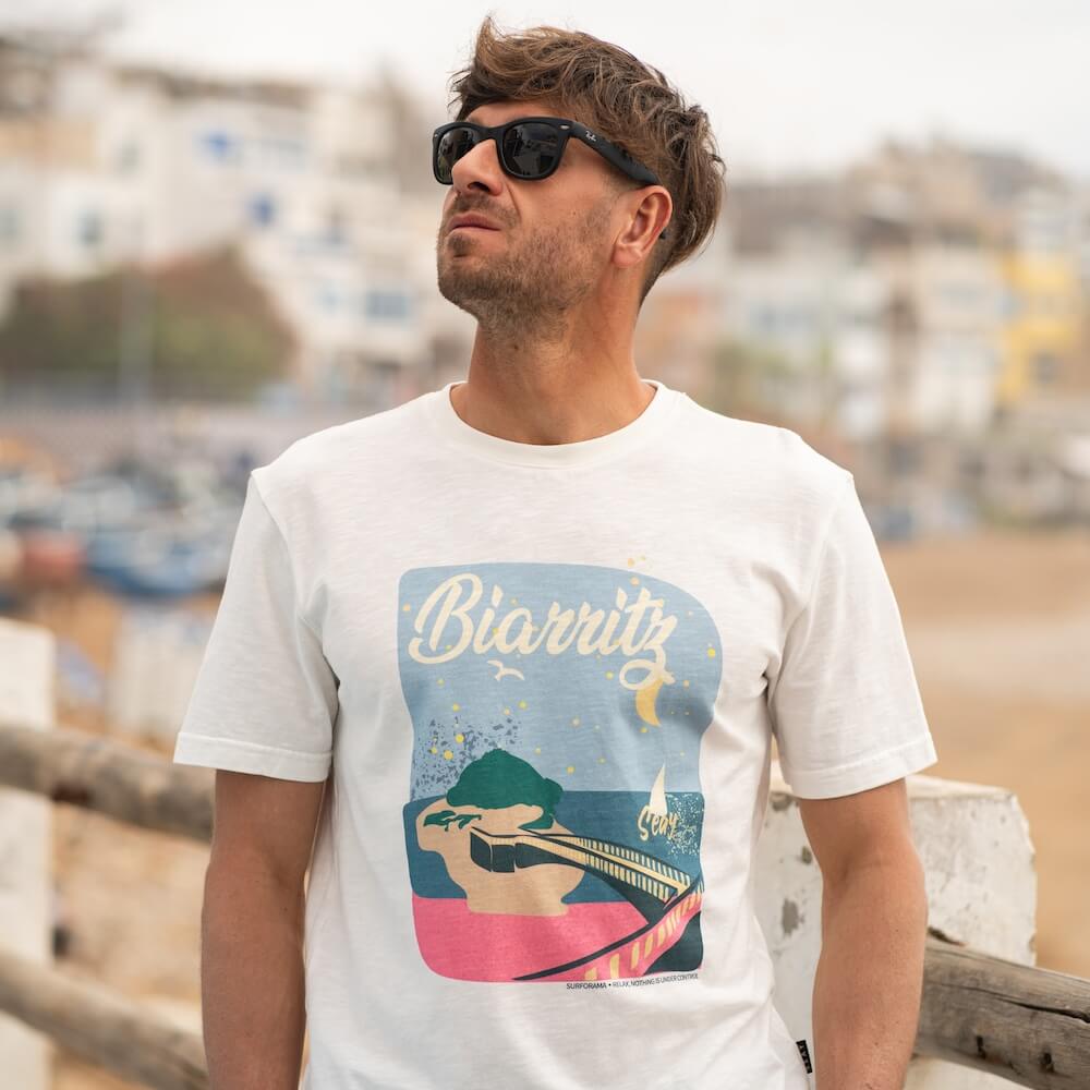 Seay / T-Shirt Bianca Biarritz Sconto