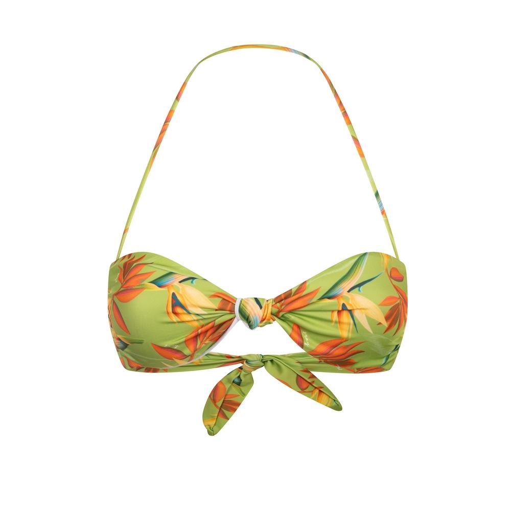 Seay / Fascia Bikini Imbottita Verde Bird of Paradise Offerte