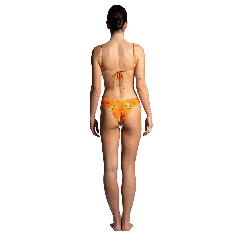 Seay / Bralette Bikini Arancione Bird of Paradise In Saldo