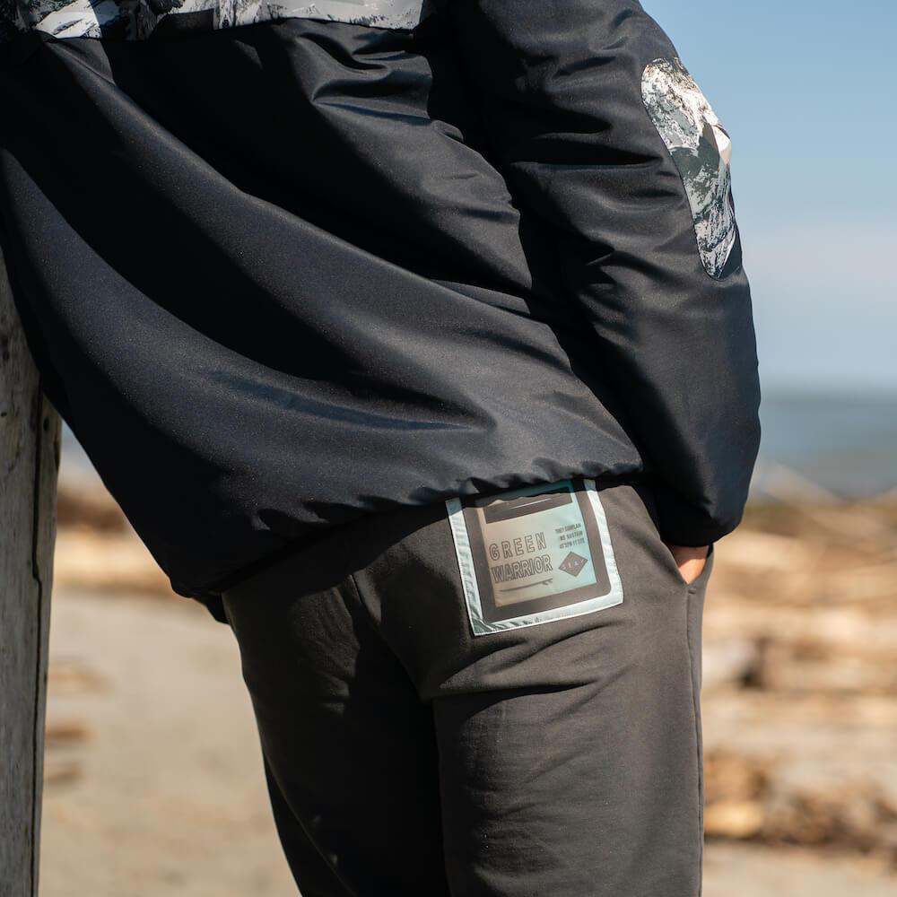Seay / Pantalone Lungo in Felpa Nero Reyes Shopping Online