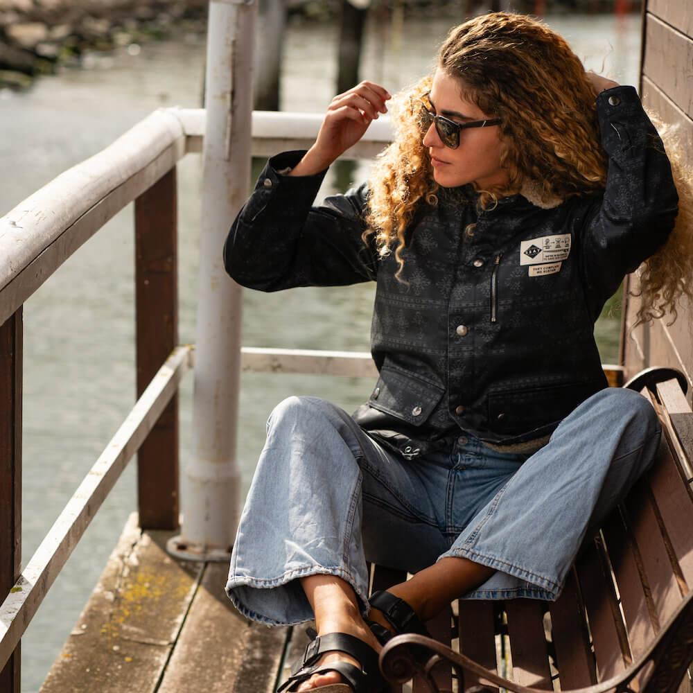 Seay / Giacca Denim Orsetto Nera Laguna Outlet