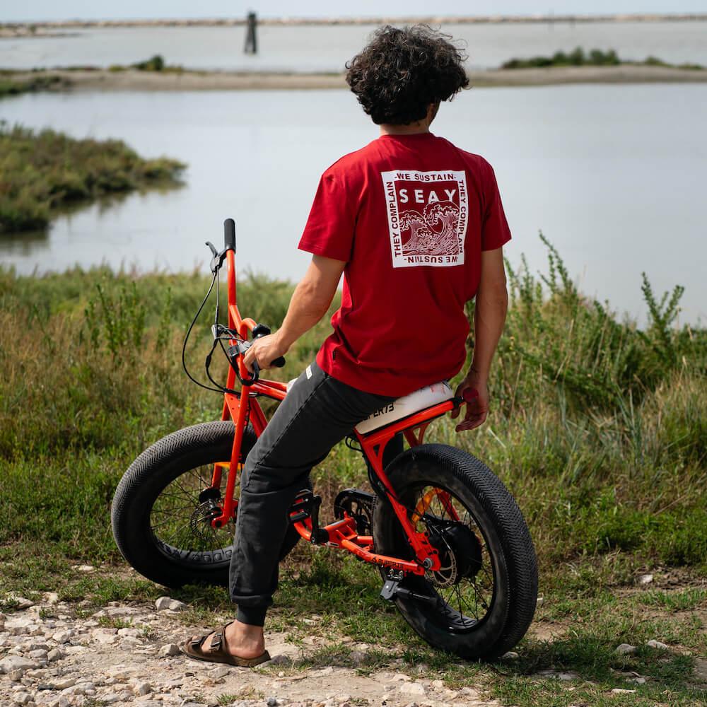 Seay / T-Shirt Rossa Ikaika Offerta speciale della fabbrica