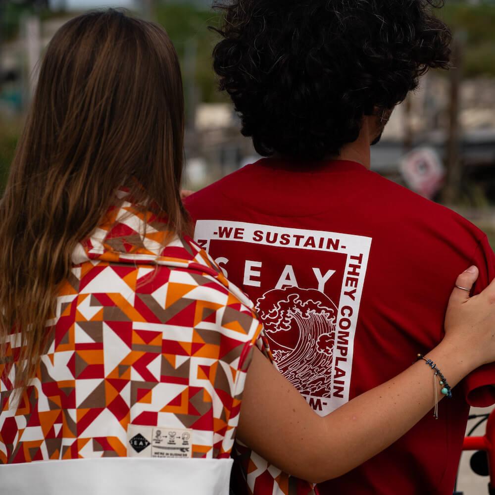 Seay / T-Shirt Rossa Ikaika Offerta speciale della fabbrica