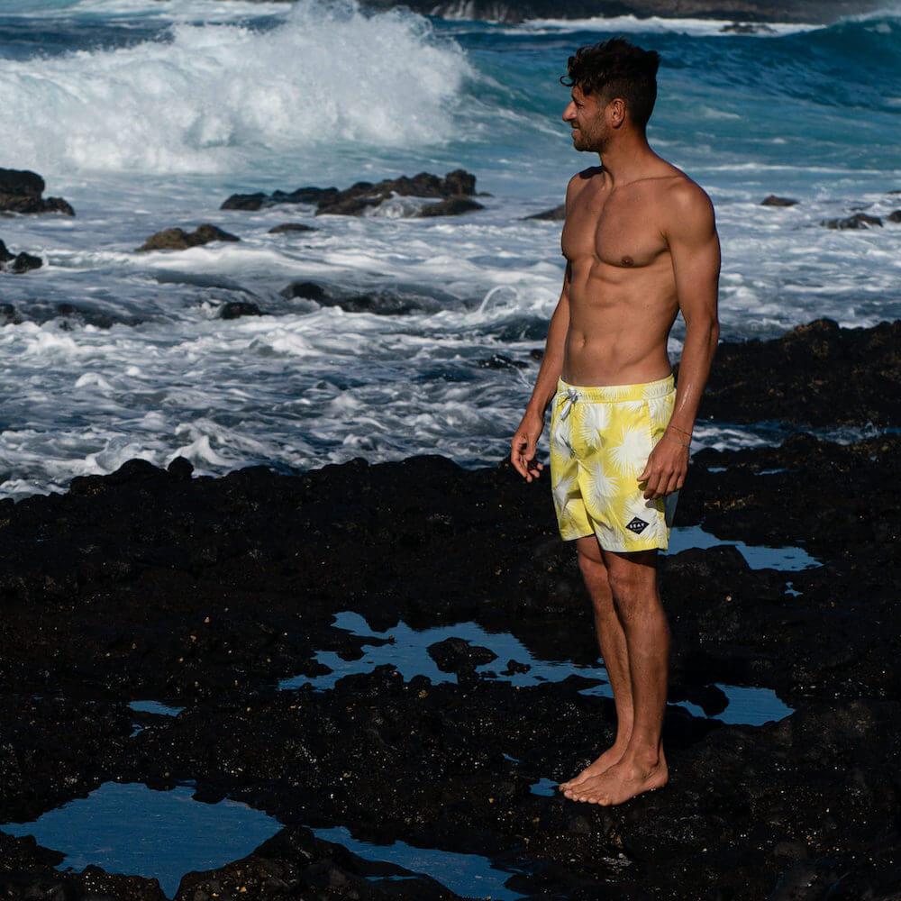 Seay / Swim Boxer Medio Giallo Soffioni Novità