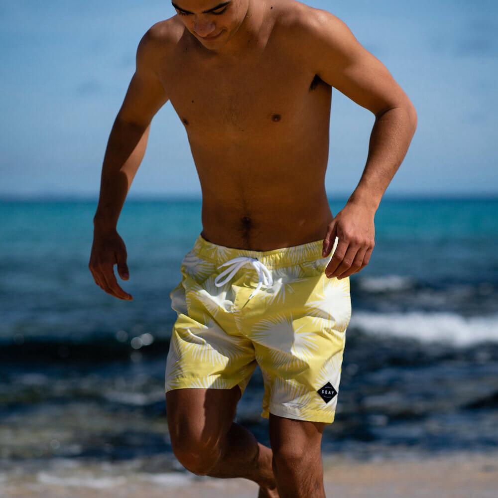 Seay / Swim Boxer Medio Giallo Soffioni Novità