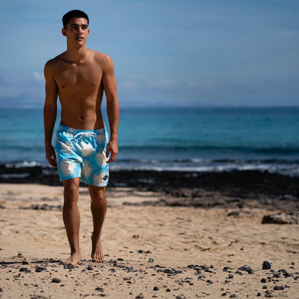 Seay / Swim Boxer Medio Azzurro Soffioni Sconto