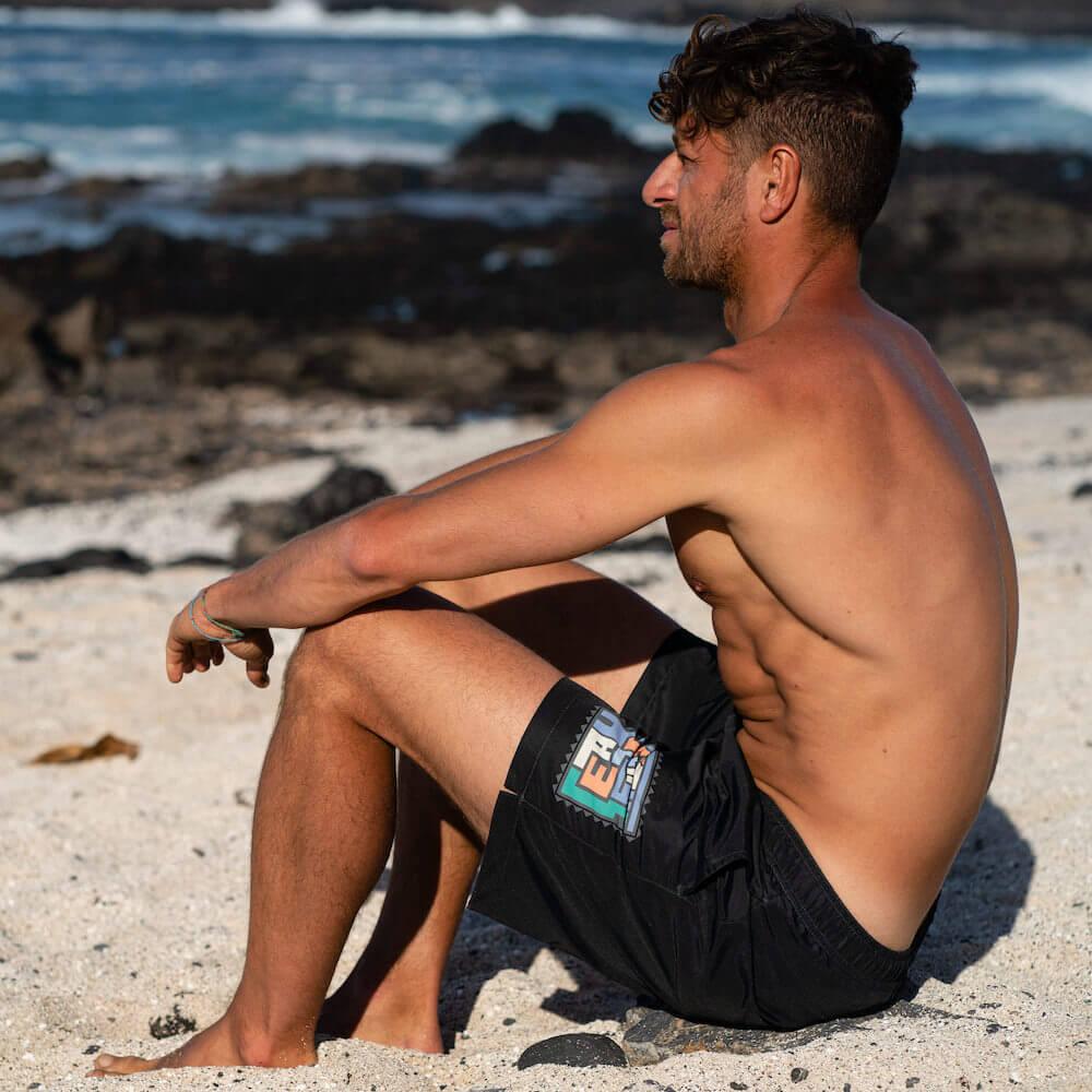 Seay / Swim Boxer Medio Nero Akaup Outlet