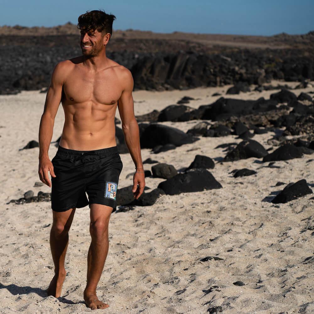 Seay / Swim Boxer Medio Nero Akaup Outlet