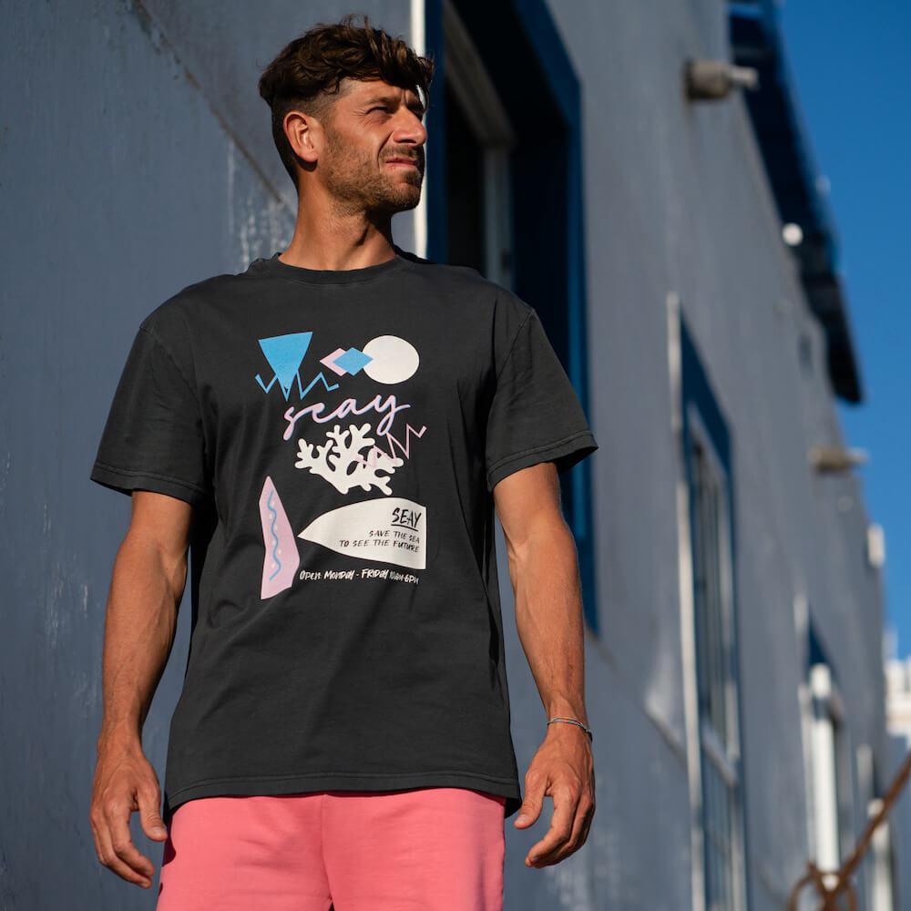 Seay / T-Shirt Nera Ikaika I Più Venduti