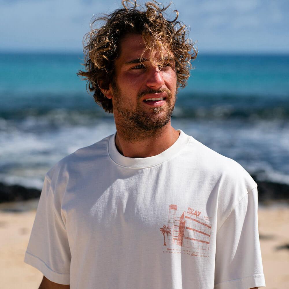 Seay / T-Shirt Bianco Naturale Ikaika Italy